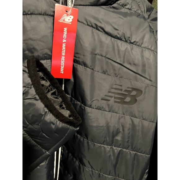 NWT New Balance Mens Tech Puffer Coat Jacket MEDIUM - Picture 5 of 5